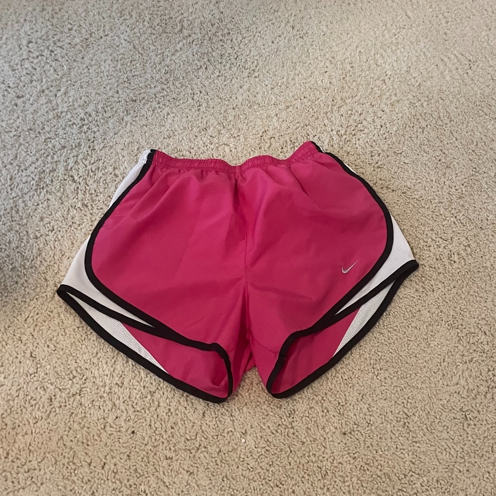 pink nike shorts